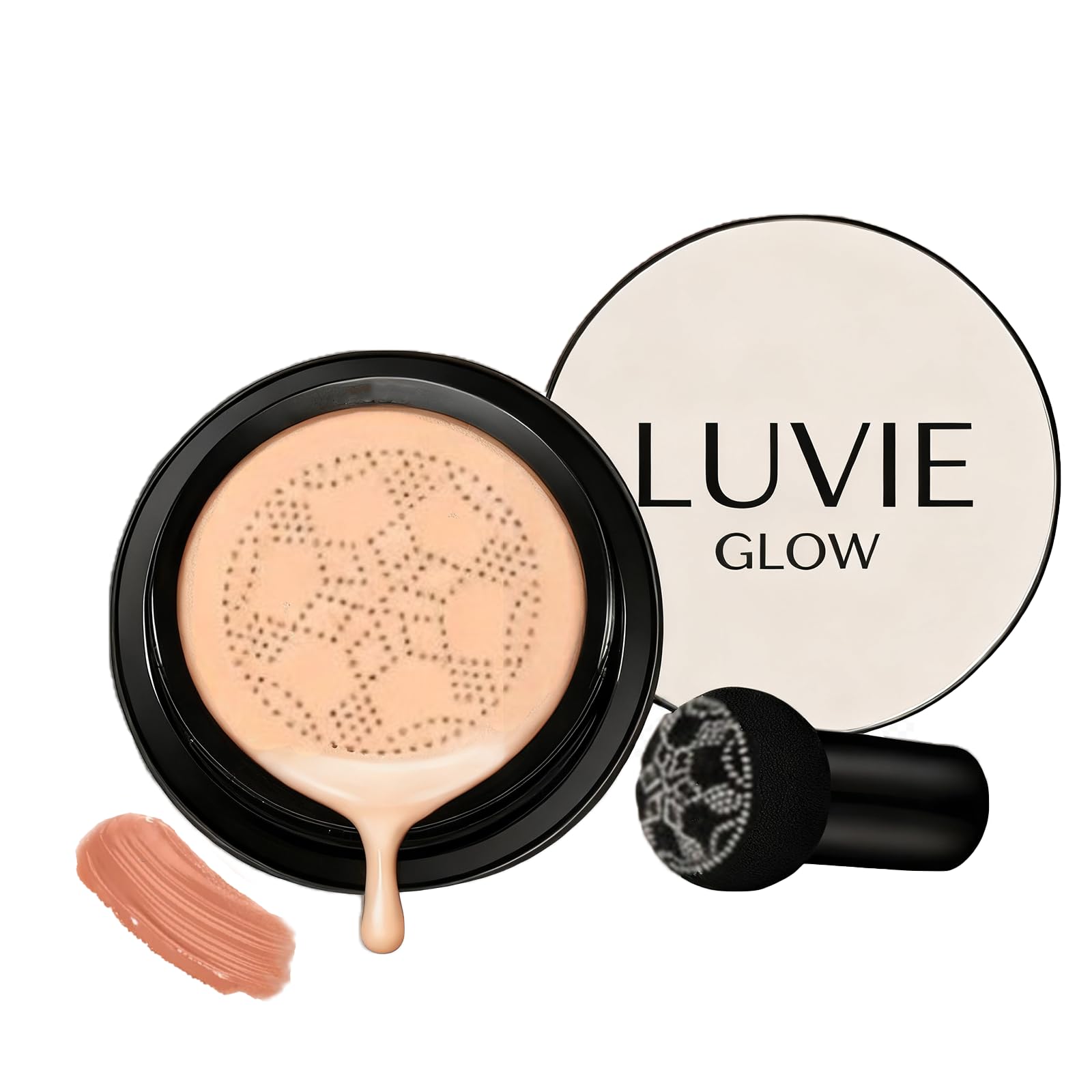 Amazon.com : Luvie Glow Foundation Cushion, Mushroom Head Air